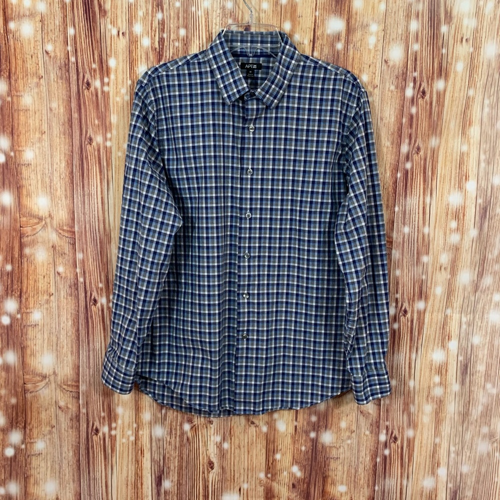 Apt 9 Button Down Shirt Size Medium Like New - image 1